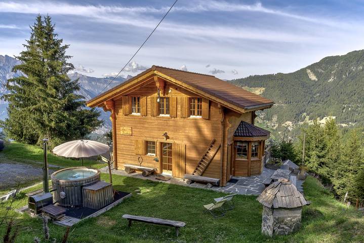 Chalet für 12 Personen, mit Sauna und Garten, mit Haustier in der Schweiz