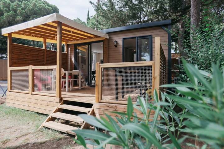 Camping para 2 personas, con piscina para niños en Canet-en-Roussillon