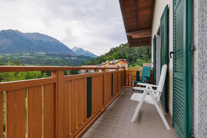 Appartamento per 3 persone, con balcone in Comano Terme