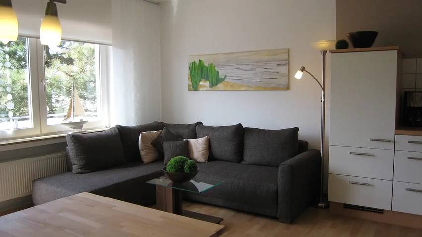 Ferienwohnung für 5 Personen, mit Balkon auf Borkum