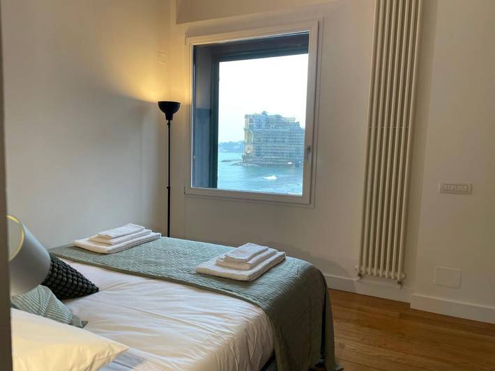 Loft per 4 persone, con panorama e terrazza nonché sauna, con animali domestici a Napoli