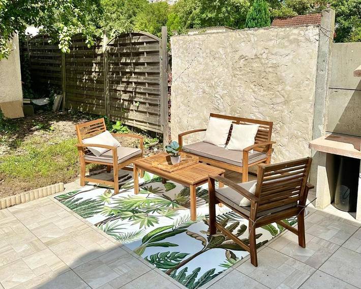 Maison de vacances pour 4 personnes, avec terrasse et jardin, animaux acceptés