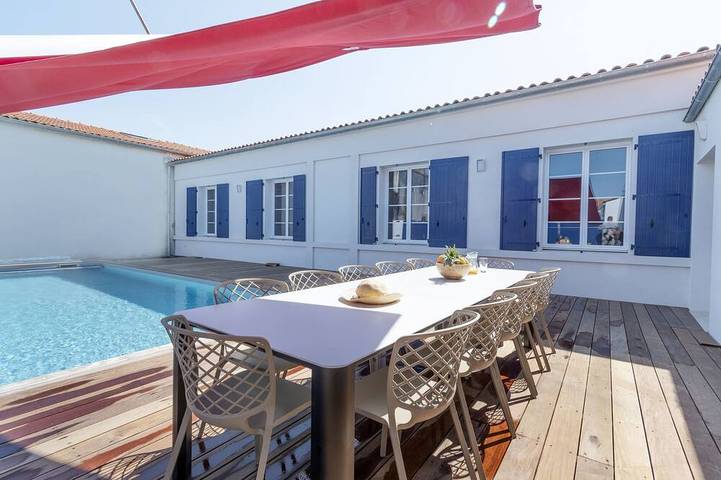 Maison de vacances pour 12 personnes, avec terrasse et jardin, animaux acceptés à Saint-Pierre-d'Oléron