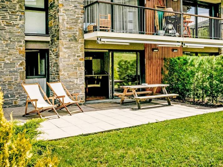 Apartamento de vacaciones para 6 personas, con piscina además de jardín y balcón, Familias con niños - 1