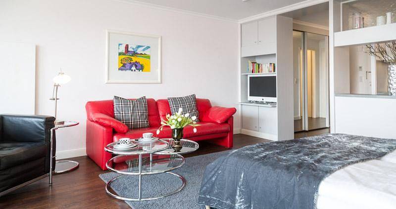 Ganze Wohnung, 1-Zimmerwhg. für 2 Personen, in zentraler, ruhiger Lage, 2. Og, Blk., Stellplatz in Westerland, Sylt (Gemeinde)