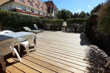 Gîte pour 6 personnes, avec piscine et terrasse dans Golf des Pins (Hardelot-Plage)