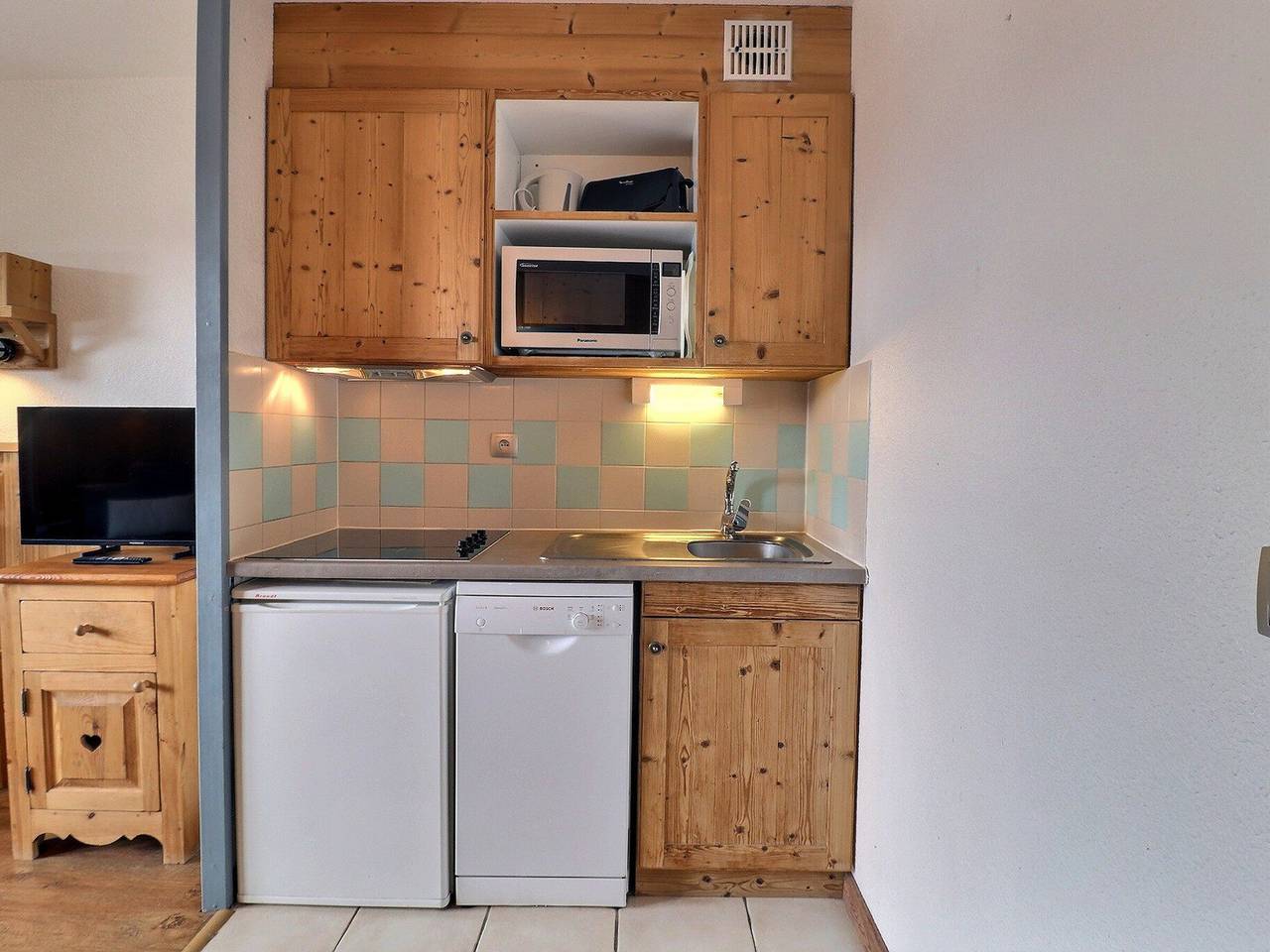 Ganze Wohnung, Gemütliche Ferienwohnung für 4 Personen mit Balkon, 31 m², La Tania in La Tania, La Perrière