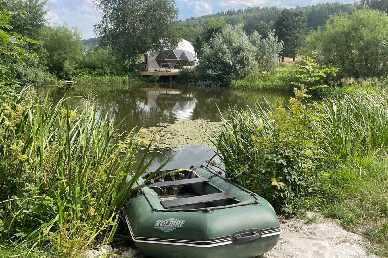 Blockhütte für 6 Personen mit Whirlpool in Böhmische Schweiz
