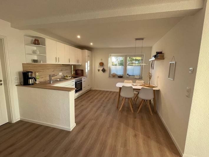 Ferienwohnung für 4 Personen, mit Terrasse und Garten sowie Sauna in Gelting