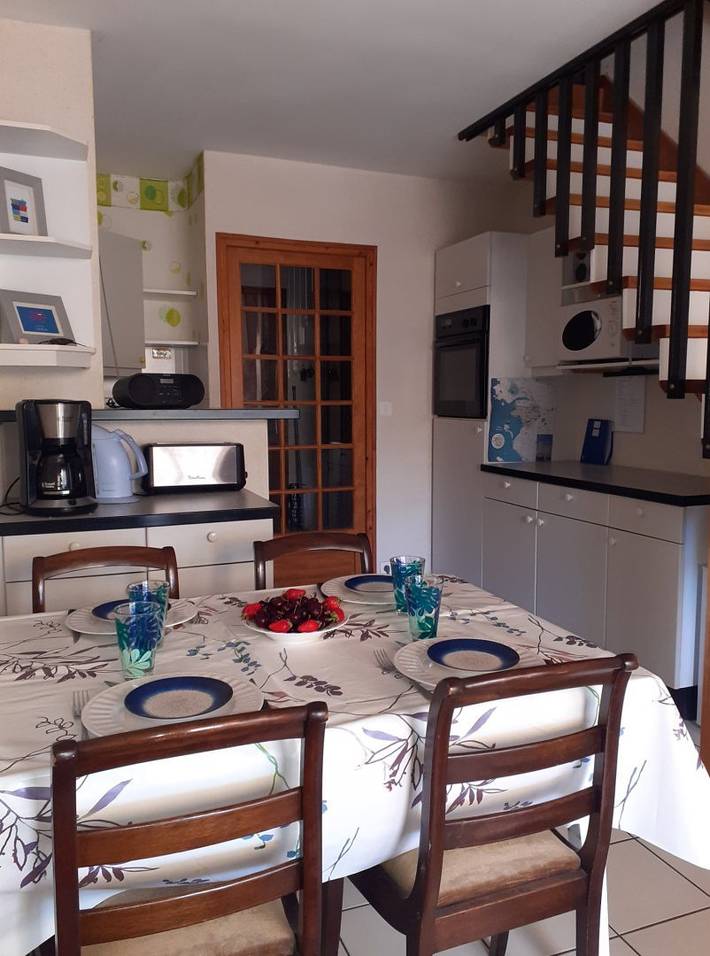 Gîte pour 3 personnes, avec terrasse dans Gare De Pornic