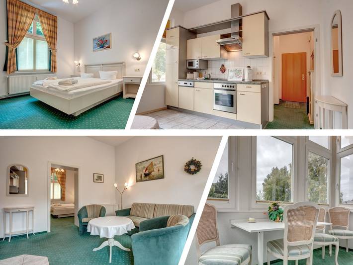 Ferienwohnung für 4 Personen, mit Balkon und Garten, kinderfreundlich