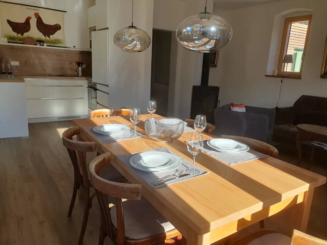 Ganze Wohnung, Ferienwohnung 'Zauberhaftes Franken Erleben' mit Bergblick, privater Terrasse und Wlan in Gräfendorf, Spessart-Mainland