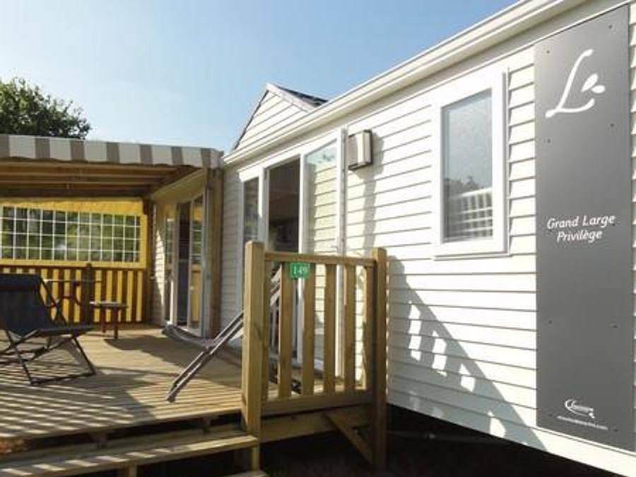 Camping Les Jardins du Morbihan - Mobilhome 4 personas - Confort 2 Ch in Monterblanc, Parque natural regional del Golfo de Morbihan