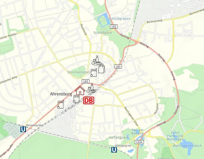 Ferienwohnung für 2 Personen, mit Balkon und Garten in Ahrensburg - 4