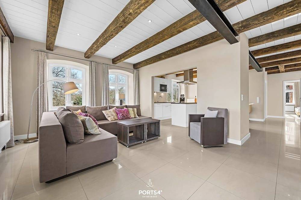 Ganze Wohnung, Ferienwohnung Lille Hus 1 in St. Peter-Ording: 95 m² mit Terrasse in St. Peter-Ording, Eiderstedt