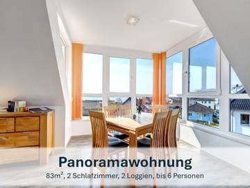Ferienwohnung für 6 Personen, mit Ausblick und Seeblick sowie Garten in Peenemünde