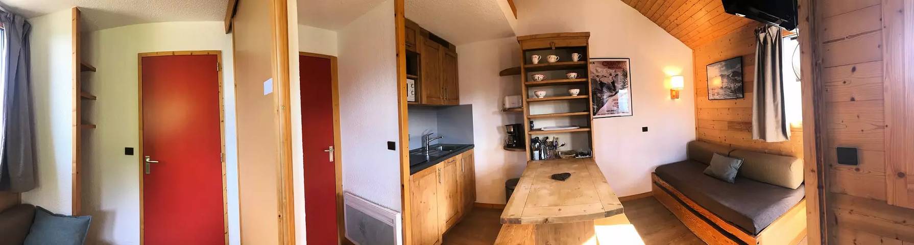 Gîte pour 6 personnes, avec balcon dans Station De Montalbert - 4