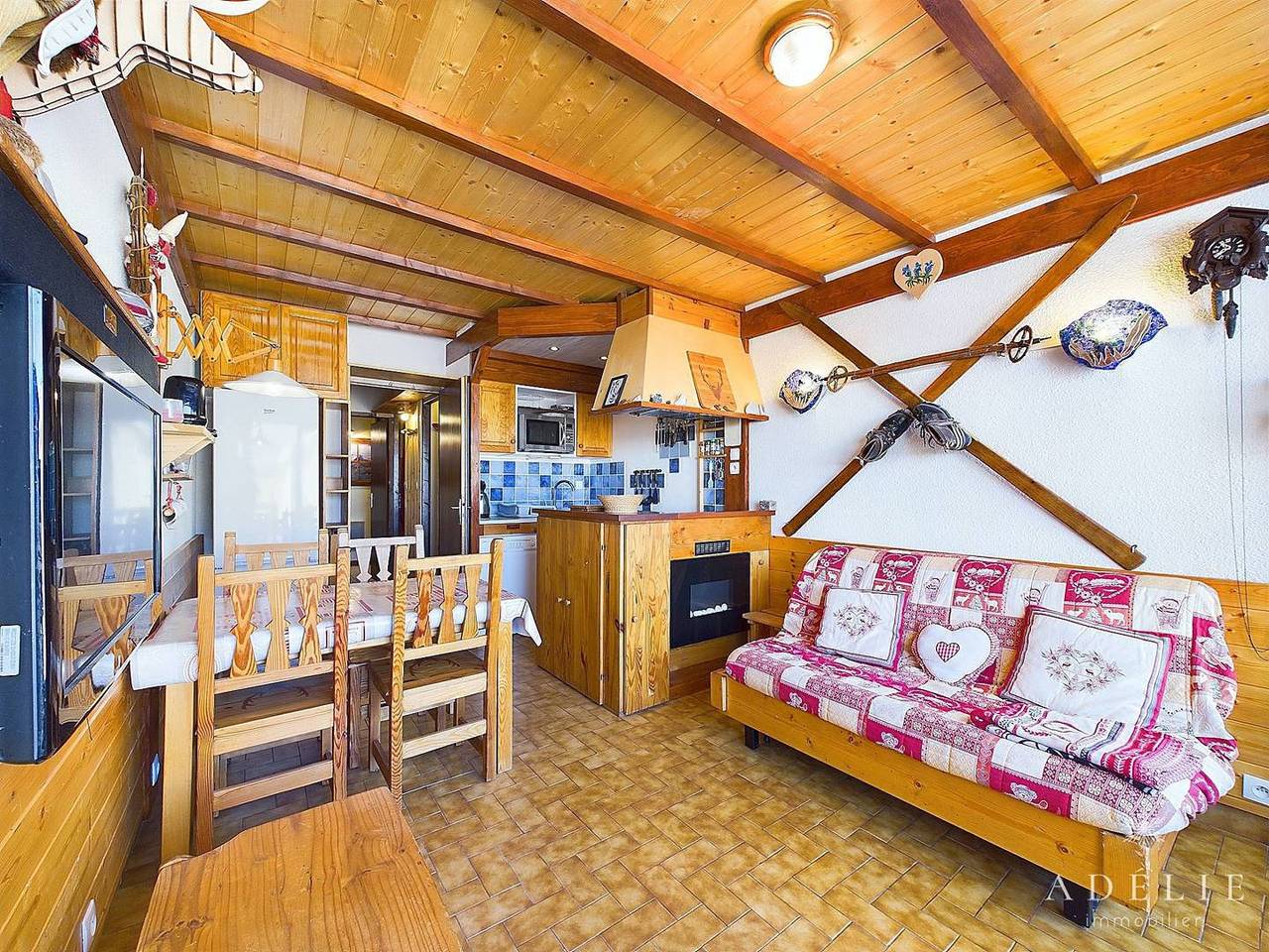 Studio entier, Studio cabine au pied des pistes in La Rosière, Montvalezan