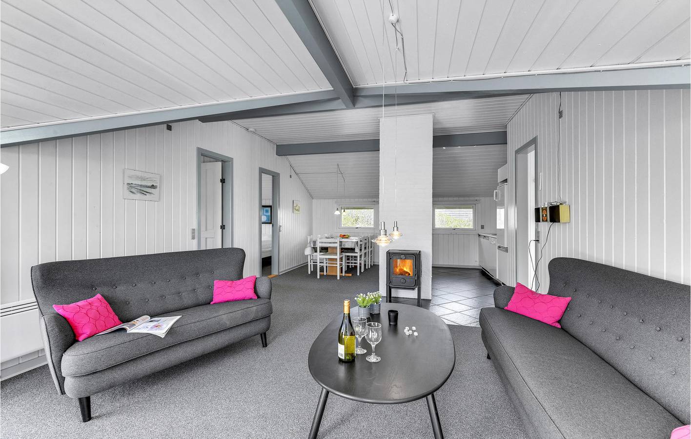Ferienhaus für 6 Personen mit Terrasse in Søndervig, Holmsland Klit