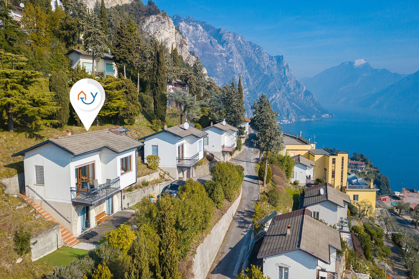 Ganze Wohnung, Casa dei Nonni Tremosine 1 with Lake View Terrace in Bassanega, Tremosine