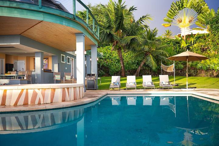 Vacation rental for 5 people, with garden and sauna as well as hot tub in Kailua-Kona