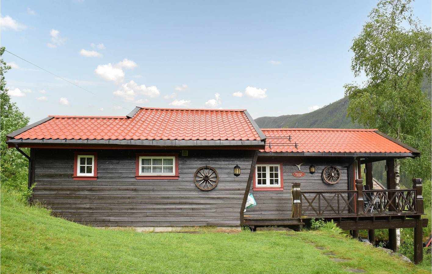 Feriehus for 14 personer med terrasse in Myrkdalen, Voss