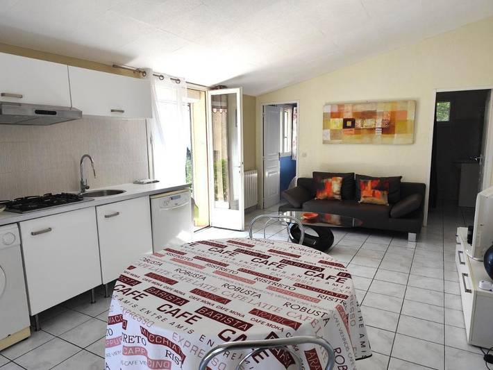 Maison de vacances pour 2 personnes, avec Terrasse et Jardin ainsi que Piscine et Vue