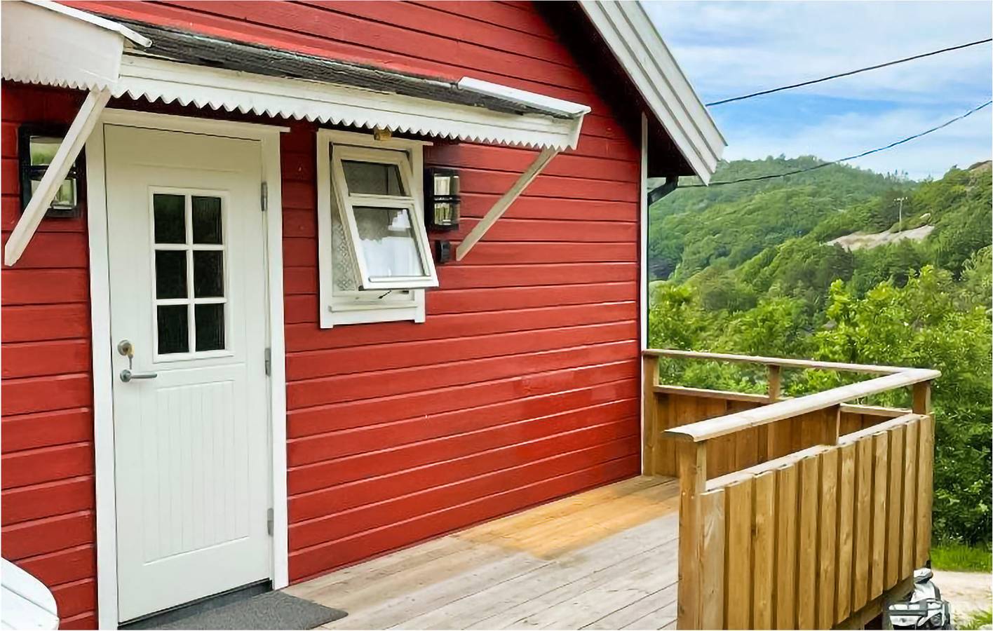 Ferienhaus für 6 Personen mit Terrasse in Farsund