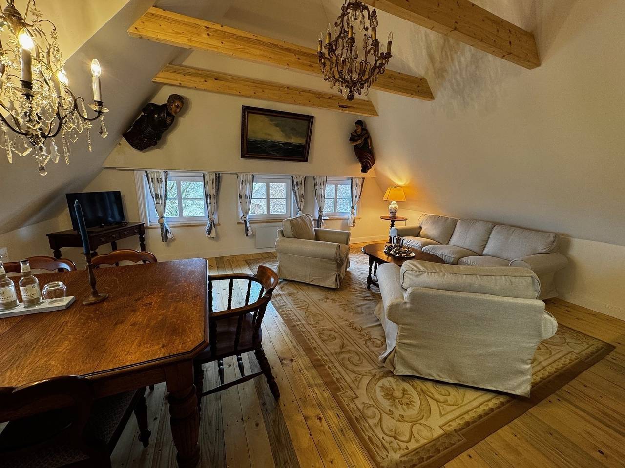 Ganze Ferienwohnung, Det Danske Hus - Wohnung Oberdeck in Dunsum, Föhr