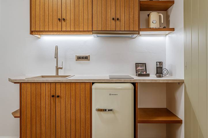 Apartamento Num Hotel 'Makava Suite with Hammam' com Varanda, Wi-Fi e Ar Condicionado in Naxos Cidade, Naxos