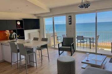 Gîte pour 4 personnes, avec balcon et jardin dans Plage Sainte-Marguerite