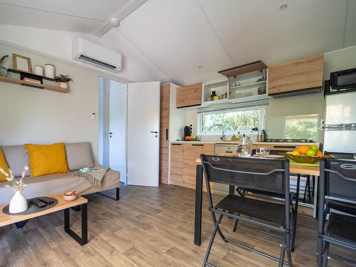 Camping  l'Océan  - Mobilheim 4 personen - Premium Jacuzzi in Brem-sur-Mer, Loire-Tal