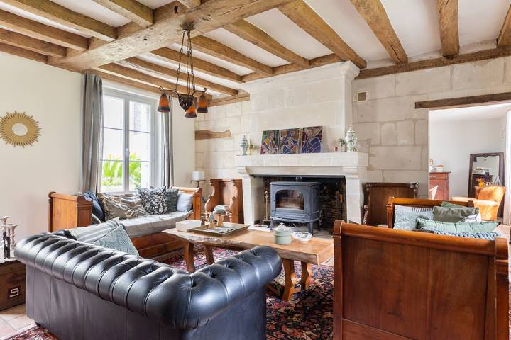 Chambre d'hôtes 'La Mansarde' avec jardin partagé et Wi-Fi in Cléré-les-Pins, Vallée de la Loire