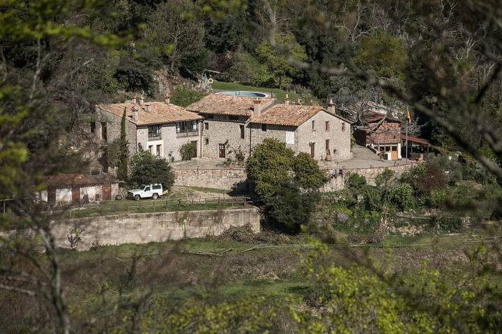 Casa rural para 2 personas, con Terraza y Jardín además de Piscina y Vistas en Parque natural del Montseny