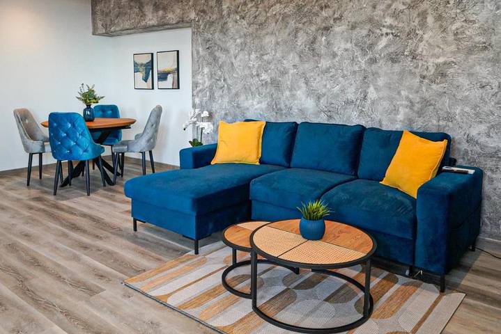 Apartament wakacyjny dla 4 osób, z Balkon i Taras oraz Widok w Karłowo