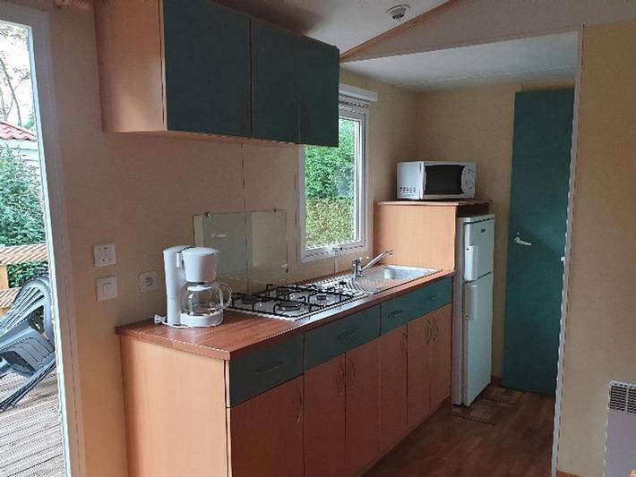 Camping Le Moulin Du Roy - Mobilheim 4 personen - Super Mercure - 2 Schlafzimmer - 25m² in Revel, Lauragais