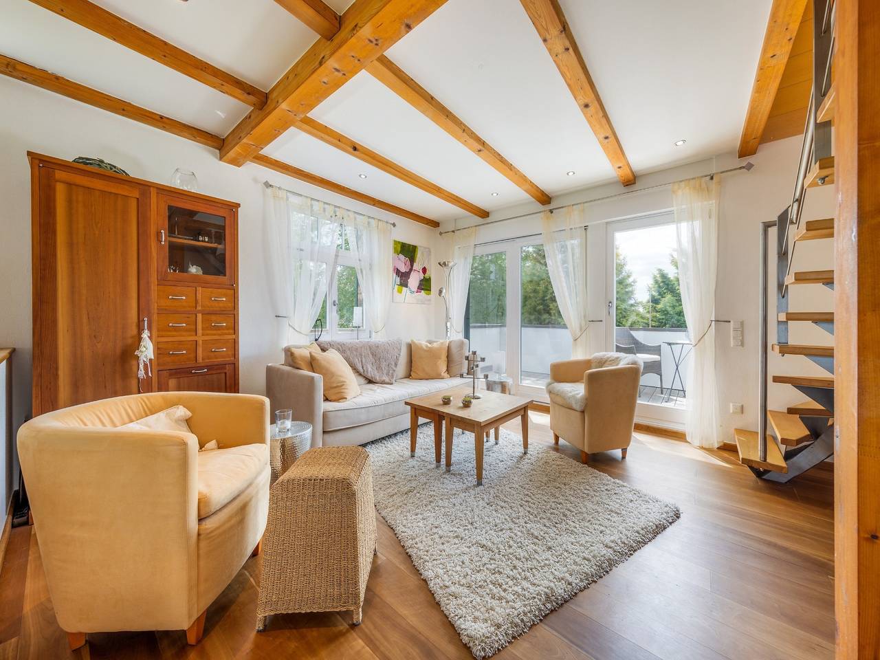 Ganze Ferienwohnung, Fewo Og - Rügenbrise mit Seeblick mit 3 Bädern in Halbinsel Zudar, Garz/Rügen