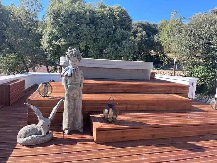 Location de vacances pour 8 personnes, avec vue et piscine ainsi que jardin et terrasse, animaux acceptés à Corconne - 4