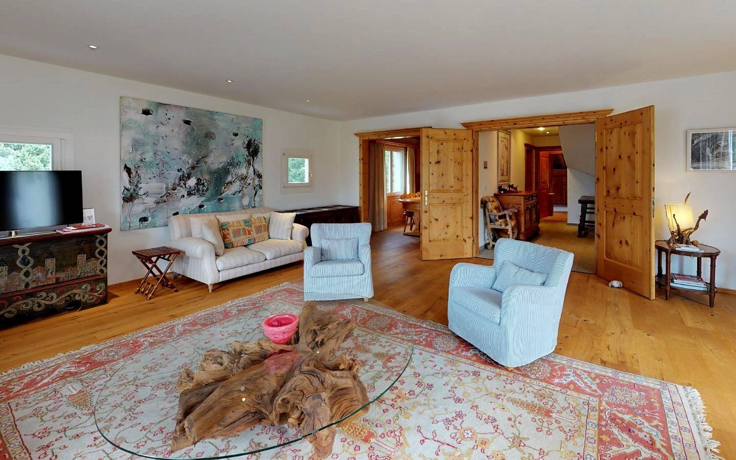 Ganze Wohnung, Trais Tschiervs in St. Moritz, Sankt Moritz