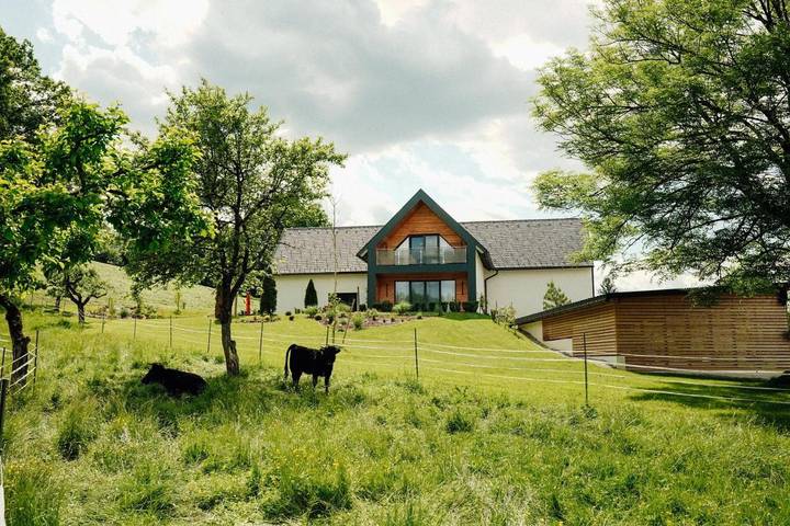 B&B für 3 Personen, mit Ausblick und Sauna sowie Pool und Garten, mit Haustier in der Steiermark