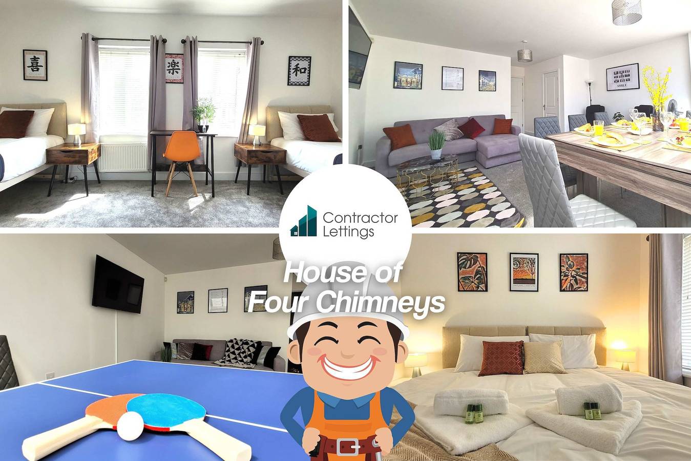 Last Minute Deals 4Br House of Four Chimneys in Hampton Hargate and Vale, Peterborough