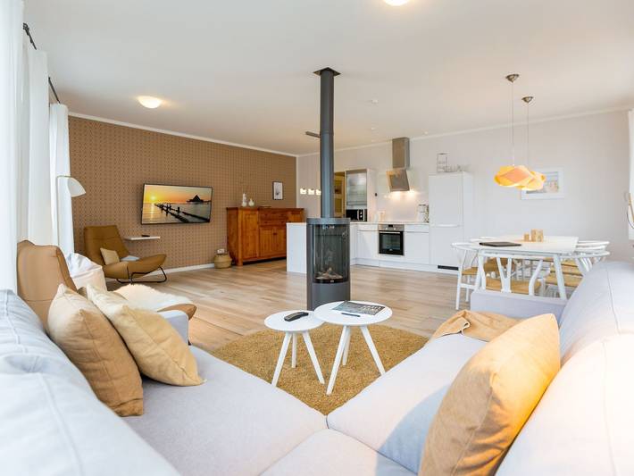 Ferienwohnung für 8 Personen, mit Terrasse und Sauna