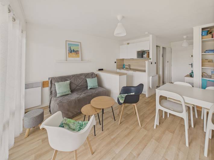 Apartamento entero, Apart con vista al mar para 2 adultos y 3 niños in Carnac Plage, Carnac