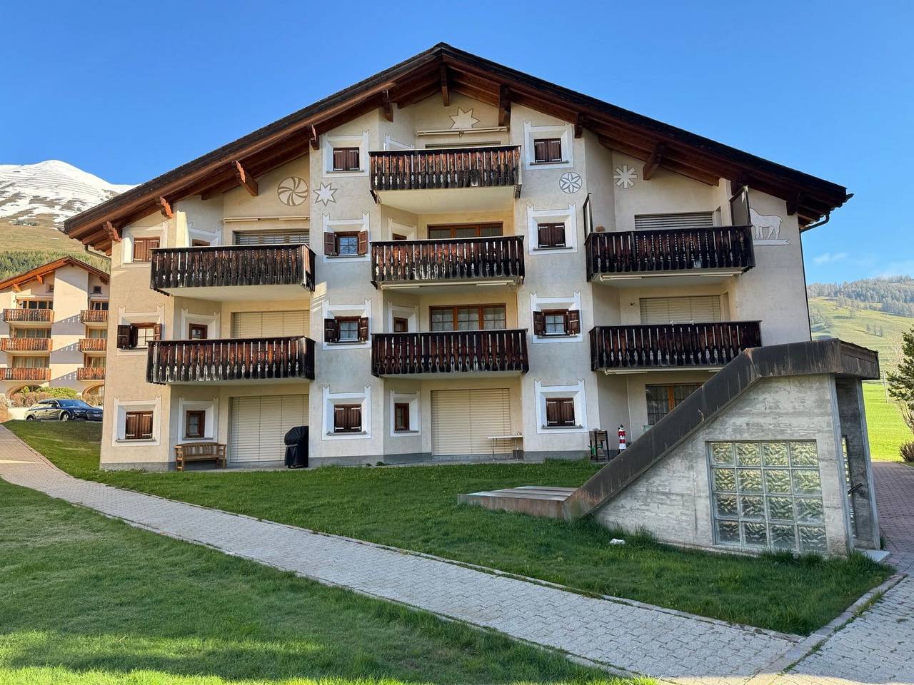 Ganze Wohnung, Chesa Blais, 2. Og in Zuoz, Sankt Moritz