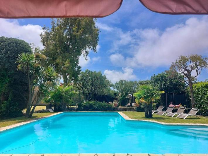 Ferienhaus mit Meerblick für 9 Personen, mit Ausblick und Garten sowie Pool, mit Haustier in Nizza