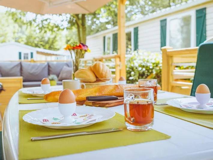 Camping Park Umag - Mobilheim 7 personen - Comfort Plus 3 Schlafzimmer Relax mit Geschirrspüler in Karigador, Općina Brtonigla