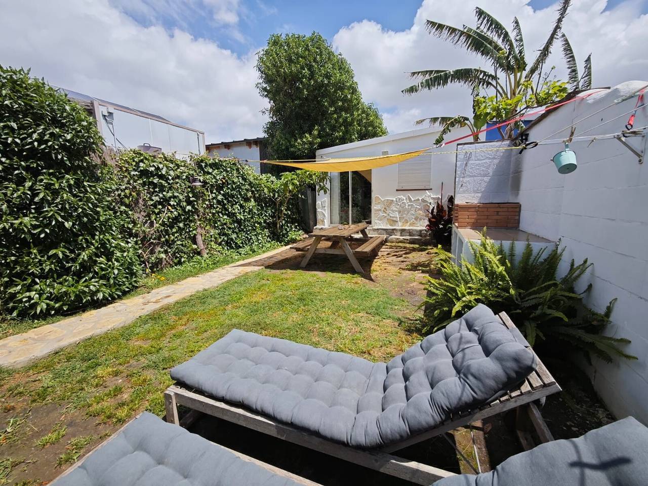 Casa de vacaciones 'Sunwaves 1 - Casa Trafalgar' con terraza, jardín privado y Wi-Fi in Playa El Palmar, Vejer de la Frontera