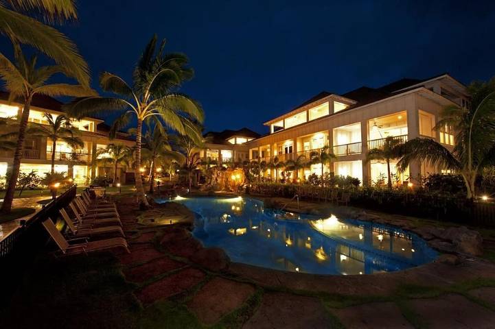 Villa voor 6 personen, with tuin and whirlpool as well as zwembad and terras in Hawai