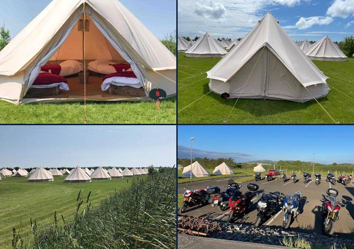 Glamping for 4 people, with View in Isle of Man