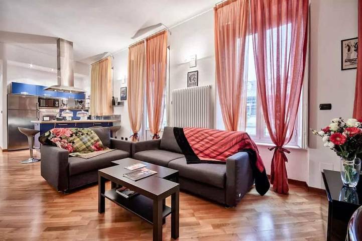 Loft per 5 persone, con sauna e balcone a Torino